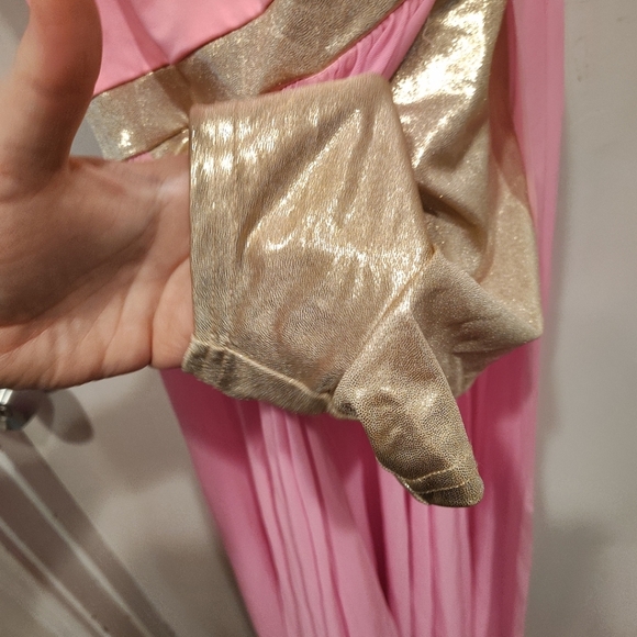 Reverence Dancewear Women's One Pc. Pink & Gold Goddess Princess Adult Sz S - Picture 6 of 7